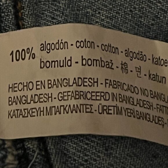 ZARA TRF IX’D MAKERS Blogger Fave Denim Distressed Double Layer Mini Skirt  - M - Picture 8 of 13